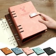 thumbnail image 1 of Nkmbld Campus Notebook Binder Detachable Notebook Large Capacity Loose-Leaf Book A5 Refillable Notebook for Work, Travel and Notes, Pink, 1 of 9