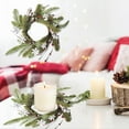 thumbnail image 1 of Nkmbld Candle Rings Wreaths for Home Cabinets Artificial Berry Candlestick Wreath Rings for Valentine's Day, Wedding, Christmas Holiday Table Decoration, 1 of 8