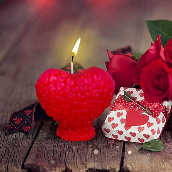 Nkmbld Candles for Home Scented, Valentine's Day Heart Shape Aromatherapy Candle for Table Centerpieces Dinner Birthday Party Wedding Holiday Decoration