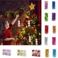 thumbnail image 1 of Nkmbld Candy Christmas Tree Ornaments Pastel Color Dessert Pendant Decoration Hanging Crafts for Tree Walls Windows Doors Home Party Garden, Pink, 1 of 9
