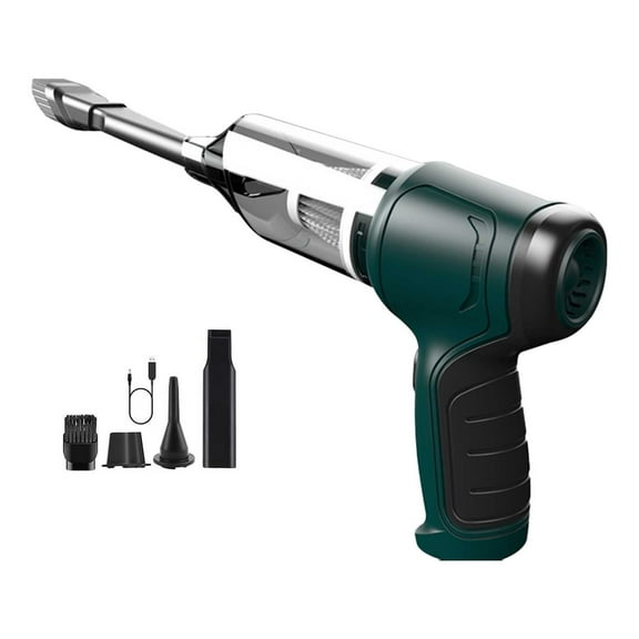 Nkmbld Car Mounted Cordless Portable Vacuum Cleaner Suction and Blowing Three in One Dry and Wet Use Low Noise USB Charging, Teacher Appreciation Gifts