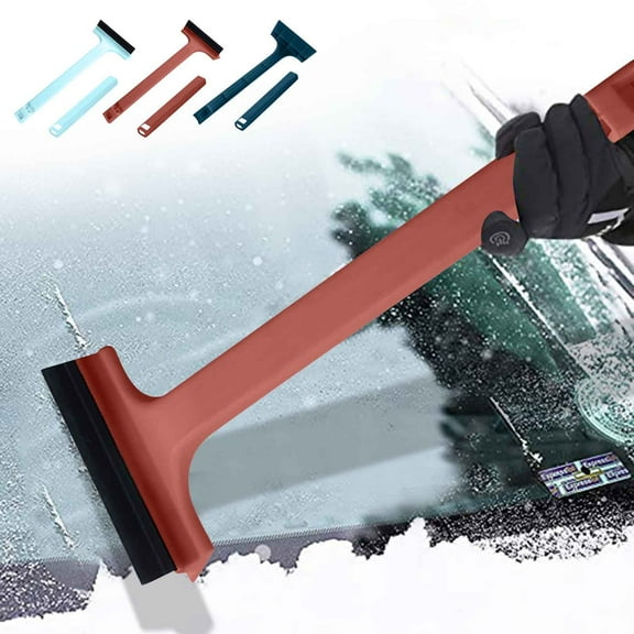 Nkmbld Car Snow Shovel, Lightweight Emergency Snow Shovel for Driveway, Garden, Camping, Winter Deicing, Defrosting and Snow Clearing Tools, Blue
