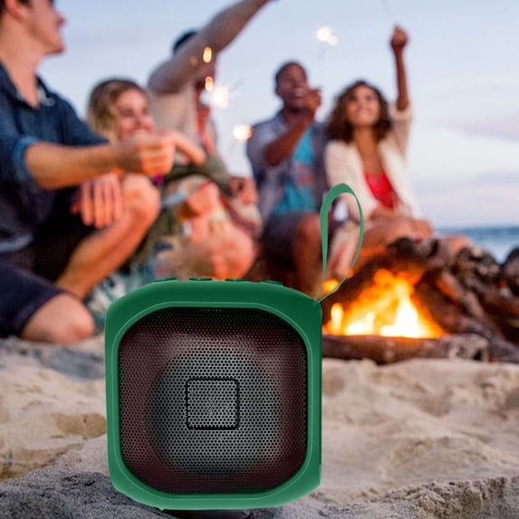 Nkmbld Car Subwoofer on Clearance Compact and Multifunctional Bluetooth Speaker Portable Wireless Audio Accessory for Street Vending and Night Markets, Birthday Gifts, Green