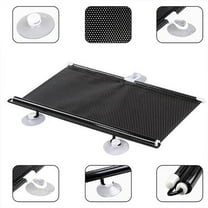 Nkmbld Car Sun Shade Windshield Sunscreen and Thermal Insulation Automatic Retractable Sunshade for Cars Front Sunshade Household Balcony Sunshade Fade-Resistant