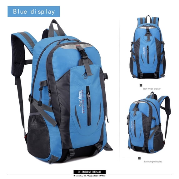 Nkmbld Carry on Big Laptop Backpack Camping Hiking Daypacks- 30L Lightweight Packable Travel Backpack, Blue