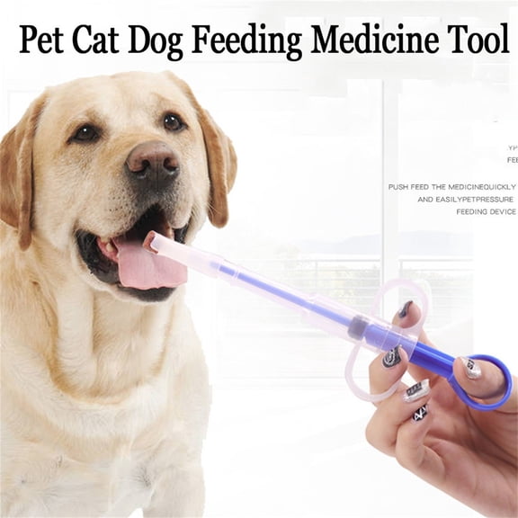 Nkmbld Cats and Dogs Stuff Pet Dog Feeding Tool Tablet Piller Water Kit Giving Device