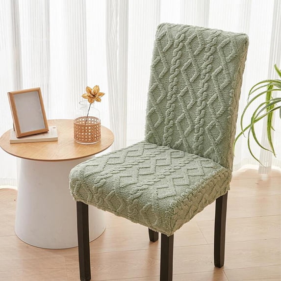 Nkmbld Chair Covers for Dining Chairs, Removable and Washable Chair Slipcovers Stretch Chair Protector Cover Suitable for Home Kitchen Banquet Hotel, Green
