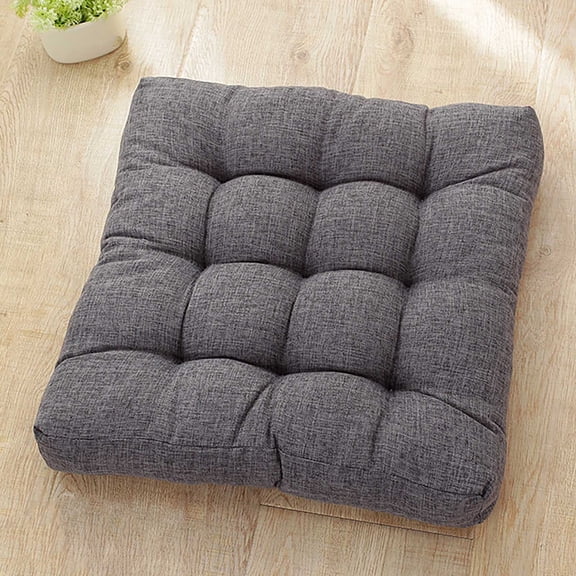 Nkmbld Chair Cushions for Dining Chairs, High Density Foam Comfortable Tatami Mats Futon Seat Cushions for Couch, Sofa and Patio Furniture, Gray