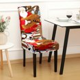 thumbnail image 1 of Nkmbld Christmas Chair Covers for Dining Chairs, Dining Table Chair Protector Elastic Chair Slipcovers Washable Suitable for Restaurant Hotel Party Wedding, 1 of 8