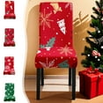 thumbnail image 1 of Nkmbld Christmas Chair Covers for Party, Christmas Dining Room Chair Covers Stretch Chair Slipcovers Protector Washable Kitchen Chair Cover for Xmas Decor, 1 of 8