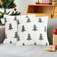 thumbnail image 1 of Nkmbld Christmas Decor Throw Pillow Covers Christmas Holiday Pillowcase, Embroidered Pillow Cases for Couch Bedroom Living Room Decor, Gray, 1 of 8