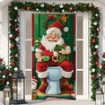 thumbnail image 1 of Nkmbld Christmas Decorations Door Cover Tapestry Decoration for Winter Indoor Outside Front Door Banner Farmhouse Party Supplies, 1 of 8