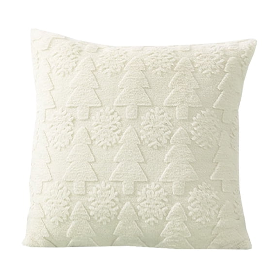 Nkmbld Christmas Decorative Throw Pillows, Super Soft and Comfortable Pillows Cover for Living Room Bedroom Sofa Couch Cushion Cover, Beige
