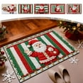 thumbnail image 1 of Nkmbld Christmas Doormat, Xmas Front Door Welcome Mats, Non-Slip Santa Claus Floor Mat, Washable Carpet for Bathroom, Kitchen, Entryway, 1 of 8