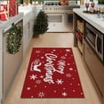 thumbnail image 1 of Nkmbld Christmas Doormats Floor Mats, Area Rug Washable Front Porch Rug Floor Mats Outside Entrance Entryway Welcome Doormat for Home Holiday Decor, Red, 1 of 8