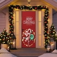 thumbnail image 1 of Nkmbld Christmas Front Door Cover Tapestry Decoration for Winter Indoor Outside Front Door Banner Farmhouse Party Supplies, 1 of 8