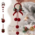 thumbnail image 1 of Nkmbld Christmas Hanging Ornaments Flocking Window Christmas Tree Decorations Pendants for Tree Walls Windows Doors Home Party Garden, 1 of 9