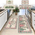 thumbnail image 1 of Nkmbld Christmas Kitchen Rugs and Mats, Home Kitchen Thickened Encryption Long Strip Floor Mats, Winter Holiday Home Kitchen Decoration, 1 of 8