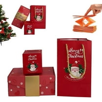 Nkmbld Christmas Money Surprise Gift Boxes for Cash Pop Up with Gift Bag, Upgraded Elastic Exploding Gift Boxes for Money, Photos & Notes, Fun Holiday Gift Giving, 15PC