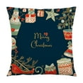 thumbnail image 1 of Nkmbld Christmas Pillow Covers Navy Blue Christmas Pillow Cases, Super Soft and Comfortable Pillows Cover for Living Room Bedroom Sofa Couch, Blue, 1 of 8
