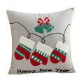 thumbnail image 1 of Nkmbld Christmas Throw Pillows, Super Soft Christmas Embroidery Pillowcase for Winter Holiday Farmhouse Home Sofa Couch Decoration, Gray, 1 of 8