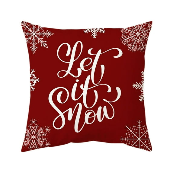 Nkmbld Christmas Throw Pillows, Super Soft and Comfortable Pillows Cover for Living Room Bedroom Sofa Couch Cushion Cover