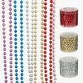 thumbnail image 1 of Nkmbld Christmas Tree Decorations Transparent Beads Christmas Tree Ornaments for Tree Walls Windows Doors Home Party Garden, Silver, 1 of 8