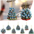 thumbnail image 1 of Nkmbld Christmas Tree Hanging Ornaments Tree Stack Blue Shark Acrylic Decoration Flat Pendant for Walls Windows Doors Car Home Party Garden, 1 of 8