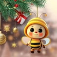 thumbnail image 1 of Nkmbld Christmas Tree Ornament, Cute Acrylic Bee Pendant Hanging Ornaments for Tree Walls Windows Doors Home Party Garden Car Interiors Decors, 1 of 8