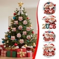 thumbnail image 1 of Nkmbld Christmas Tree Ornaments Exquisite House Acrylic Pendant for Walls Windows Doors Car Home Party Garden, 1 of 8
