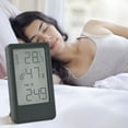 thumbnail image 1 of Nkmbld Clock for Bedroom Digital Alarm Clock with LCD Display Thermometers Hygrometer Digital Temperature Humidity Snooze Alarm with Smart Clock Calendar, 1 of 8