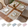 thumbnail image 1 of Nkmbld Cloth Kitchen Table Mats Thick and Linen with Tassel Placemats Insulated Table Mats, Farmhouse Table Mats Party Kitchen Dining Decoration, 1 of 8