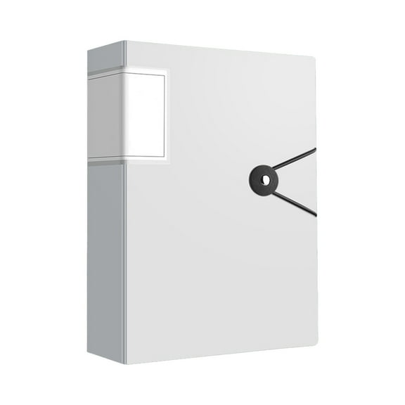 Nkmbld Colored File Folders 30 Page A4 Data Book Expanding File Folder with Multi-Pockets Paper Folder for Letter A4 Files Business Teacher Office, White