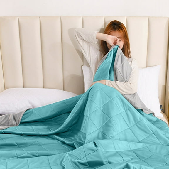 Nkmbld Comforters Queen Size Plain Printed Cool Silk Summer Quilt Breathable Lightweight Air Conditioning Comforters