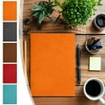 thumbnail image 1 of Nkmbld Composition Notebook Stationery Thickened Notepad Book Handbook Small Fresh Leather Book for Work, Travel and Notes, Orange, 1 of 8
