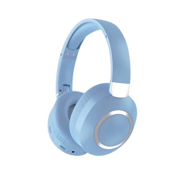 Nkmbld Cordless Earphones Bluetooth Headphones with Clear Calls, Deep Bass, Comfortable Fit,Multipoint Connection,for Talk/Music/Work, Blue