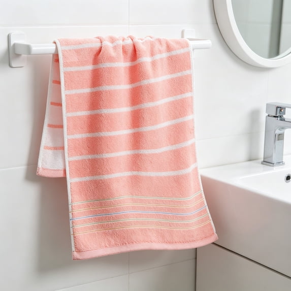 Nkmbld Cotton Bath Towels, Soft Highly Absorbant Showering Face Wash Cloth for Bathroom, Kitchen, Hotel, Gym, Travel, Machine Washable