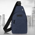 thumbnail image 1 of Nkmbld Crossbody Bags for Men, Chest Bag Men Small Backpack Fashion Casual Large Capacity One Shoulder Sling Bag with Adjustable Strap, Blue, 1 of 8