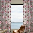 thumbnail image 1 of Nkmbld Curtains Set of 2 for Living Room, Scalewing Thread Curtain Partition Door Curtain, Living Room and Bedroom Drapes, Purple, 1 of 8