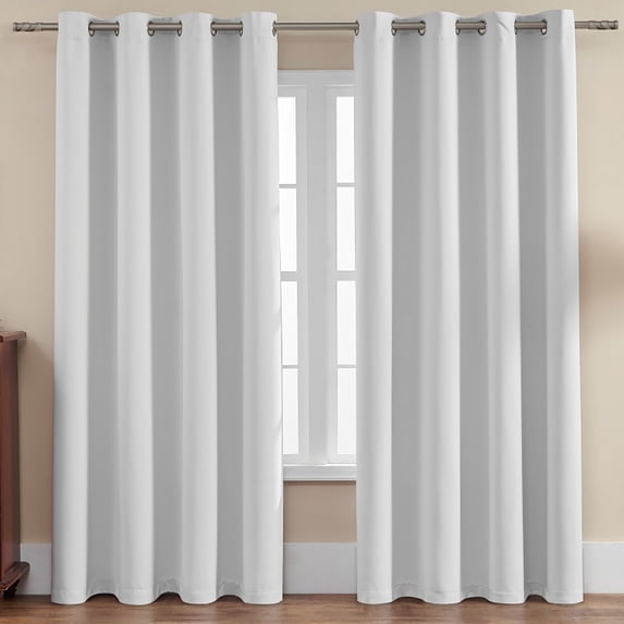 Nkmbld Curtains for Bedroom, Light Blocking Thermal Insulated Window Curtains for Living Room, Noise Reducing Drapes, Waterproof, Washable