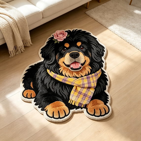 Nkmbld Cute Animal Bath Mat Rug for Bathroom Kitchen, Soft Absorbent Non Slip Area Rugs Washable Floor Mats for Bath Tub Shower Sink Bedroom Living Room