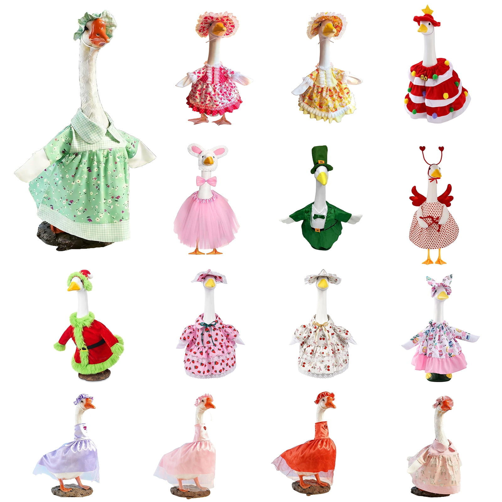 Nkmbld Cute Porch Goose Outfits Festival Party Porch Costume Set for ...