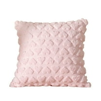 Nkmbld Decorative Throw Pillow Cusion for Couch Sofa Cushion Home Decoration Comfortable Breathable Multi-color Optional Living Room Bedroom Sofa Bed Cushion Pillowcase 18x18in, Pink