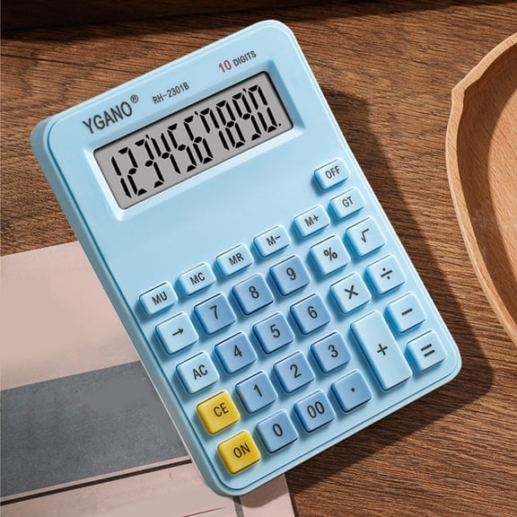 Nkmbld Desk Calculator Multifunctional Calculator with Large LCD Display, 8 Digit Basic Standard Calculators for Business, Accounting and Exam Use