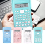 Nkmbld Desk Calculator Science Calculator 12 Digits Dual Line Display Multifunctional Learning Science Function Calculator, Green