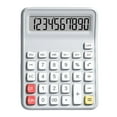 thumbnail image 1 of Nkmbld Desktop Calculator Portable Basic Calculator with Silent Keyboard Small Digital Calculator with LCD Display for Office Home, Gray, 1 of 8
