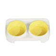 thumbnail image 1 of Nkmbld Dog Food and Water Bowl Set, Double Slanted Pet Bowl 15 Degrees Tilted Cat Food Bowls, Anti-Vomiting and Whisker Friendly, BPA-Free, 1 of 7