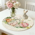 thumbnail image 1 of Nkmbld Easter Kitchen Placemats Round Table Mats Heat Resistants and Stain Resistants Seasonal Spring Table Mats for Party Kitchen Dining Decoration, 1 of 8