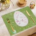thumbnail image 1 of Nkmbld Easter Kitchen Table Mats Easter Placemats Heat Resistant Washable Table Mats for Kitchen Dining Party Natural Table Decor, Easy to Clean, 1 of 8