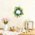 thumbnail image 1 of Nkmbld Easter Wreath, Easter Egg Wreath Hanging Ornament Easter Ambiance Decoration for Home Door Wall Mantel Window Decor, 1 of 8